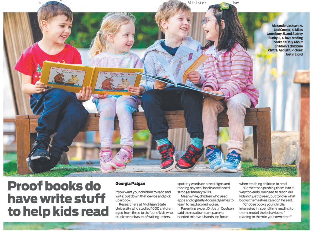 Asquith in the Spotlight Building a Love of Reading Early