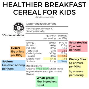 Healthier Breakfast Cereal For Kids