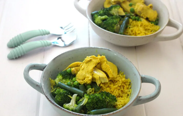MasterChef Tommy Pham's Coconut Turmeric Chicken With Rice & Greens