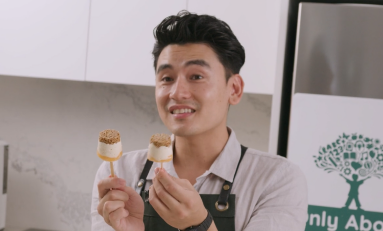 MasterChef Tommy Pham's Banana Cheesecake Popsicles