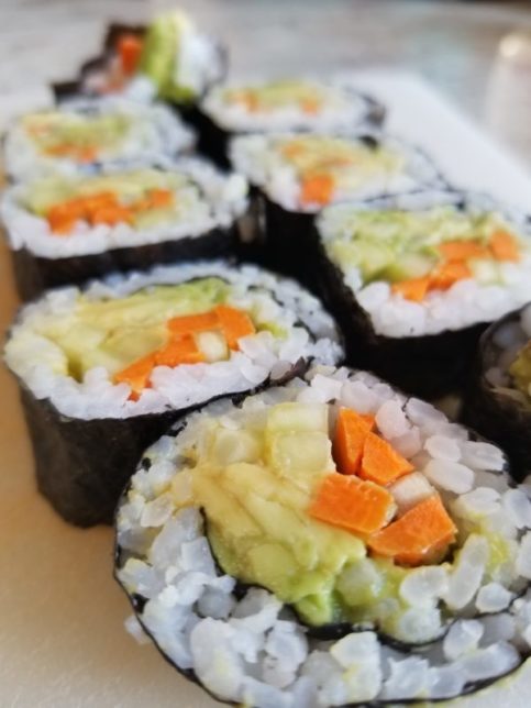 Tommy Pham Vegetarian Sushi Rolls